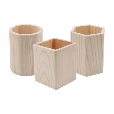 오피스 나무 펜꽂이 연필꽂이 #2
