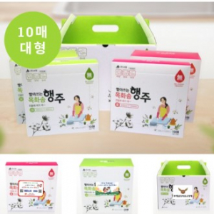 NEW 유랩 빨이쓰는 목화솜행주 각10매 대형