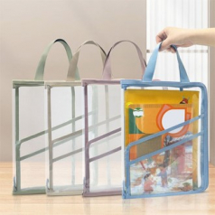 투명 A4 가방 다용도 손잡이 보조가방