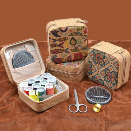 고전스타일 11컬러 PU 반짇고리 #2