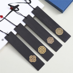 전통 창틀모양 나무 북마크 책갈피