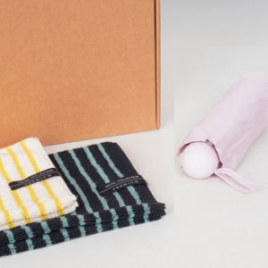 슬로라 솔리드 핸드타올 2P+원형우산