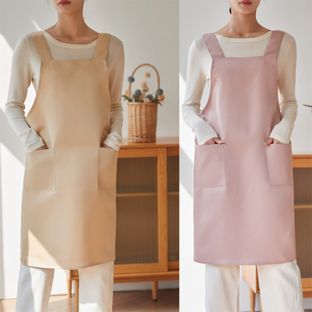 넓은 어깨끈 생활 방수 H형 앞치마 #2