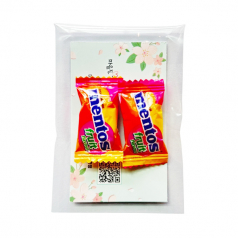 홍보용 명함 - 명함 + 맨토스푸르티(캔디)2P