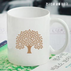 머그-르네 화이트 // 1도 전사인쇄