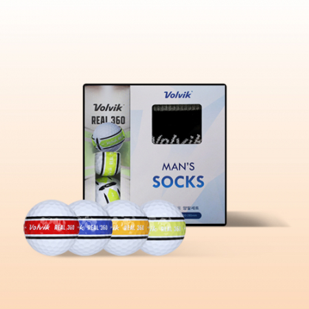 볼빅 리얼360 3pc 골프공 양말 선물세트 #2