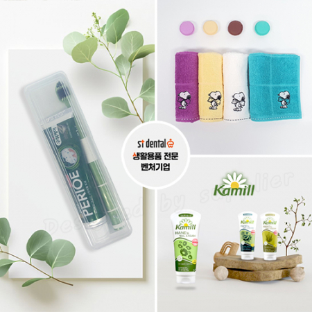 카밀핸드크림100ml선물세트 리본9호 M죽염광폭칫솔치약 송월핸드타올 #6
