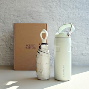 센트포유 초경량 멀티고리 5단우산+스탠리 에어로라이트플립스트로473ml SU44