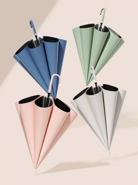 미니멀 곡자 원터치 암막 장우산 #3