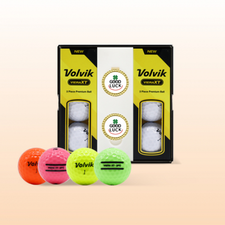 볼빅 비에라XT (3pc) 6구 볼마커2p 세트 골프공 로고인쇄 #3
