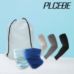 플씨드 여름 3종 EVA파우치 J세트 (무지 쿨 마스크+투밴드 쿨토시)