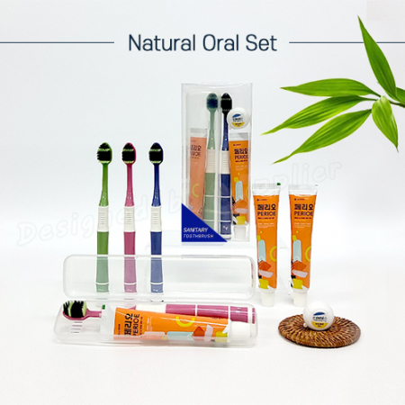 대박 일자 죽염광폭LG칫솔치약x2p 치실세트 #5