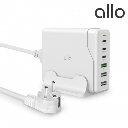 알로코리아 UC6100GPD 100W GaN 접지형 6포트 PD C타입 초고속 멀티 충전기 #2