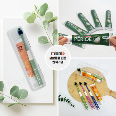 덴탈케어세트 죽염광폭LG칫솔치약 페리오100gx2p #6
