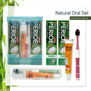 덴탈케어세트 죽염광폭LG칫솔치약 페리오100gx2p