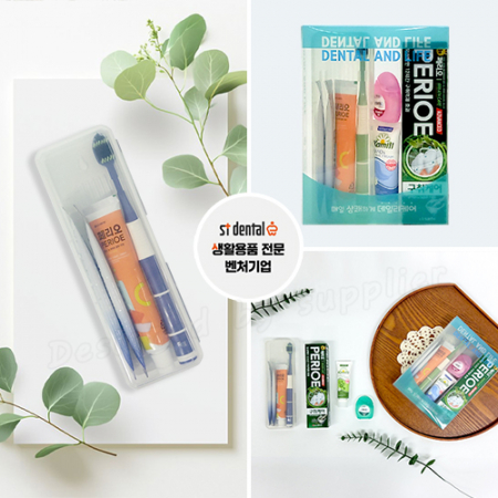 덴탈케어세트 죽염광폭LG칫솔치약 스펀지치실 카밀핸드크림 가그린2p #6