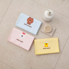 캐릭터수건 기념수건 라인 스포츠 브라운앤프렌즈 극세사 수건 고급 타올 호텔수건 L07