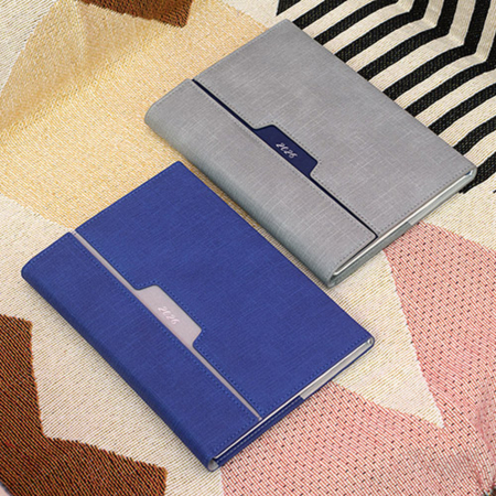 AP34 3단 양장 다이어리 25절-블루 #3