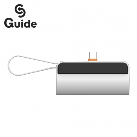 가이드 케이블 일체형 LCD 20W 고속 도킹 보조배터리 5000mAh #3