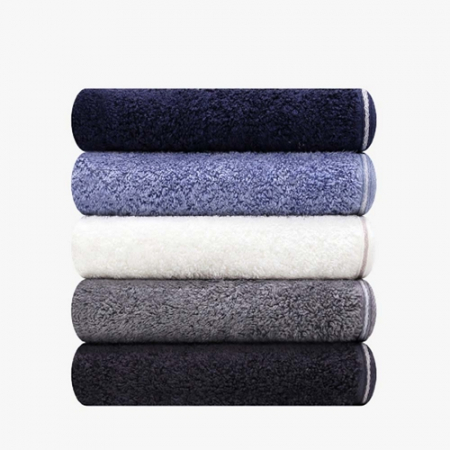 [송월타올] 솔리드혼방사무지40 190g 뱀부혼방사 수건 타월 #2