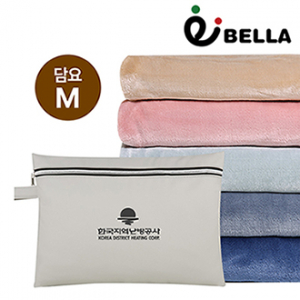에코벨라 메리 벨보아 양면 담요&그레이 파우치세트 M