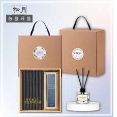 [송월타월] H스프라이트솔리드44 디퓨저세트 (H스프라이프솔리드44 + 시즈넬플라워 디퓨저50ml)