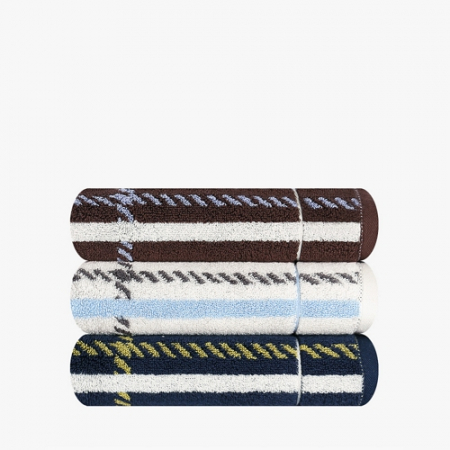 [송월타올] 카운테스마라 체크40 200g 코마사 수건 30수 타월 #2