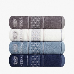 [송월타올] 카운테스마라 더블다이아40 160g 뱀부얀 면 수건 30수 타월