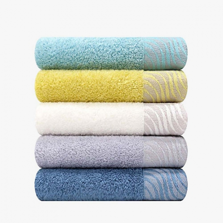 [송월타올] 샤보렌 물결40 160g 뱀부얀 혼방사 수건 타월 #2