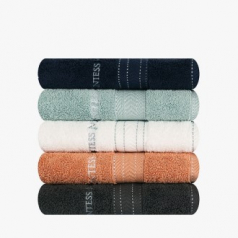 [송월타올] 카운테스마라 스티치 헤링본40 160g 코마사 수건 30수 타월