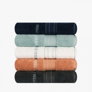 [송월타올] 카운테스마라 스티치 헤링본40 160g 코마사 수건 30수 타월