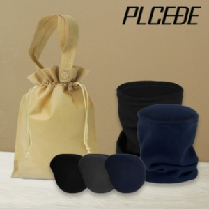 플씨드 겨울 3종 복주머니 파우치 G세트 (폴라폴리스 넥워머+왕 귀마개)