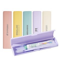 [시니바이트] 파스텔핏 칫솔 치약 세트(국내생산)