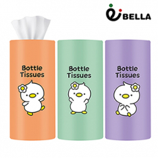 디지웰 플라워덕 원통형 휴대용 슬림 티슈