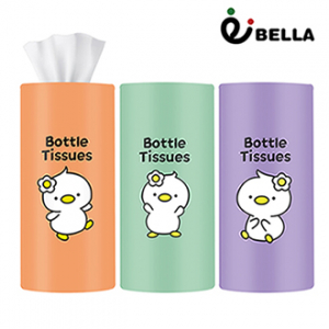 디지웰 플라워덕 원통형 휴대용 슬림 티슈