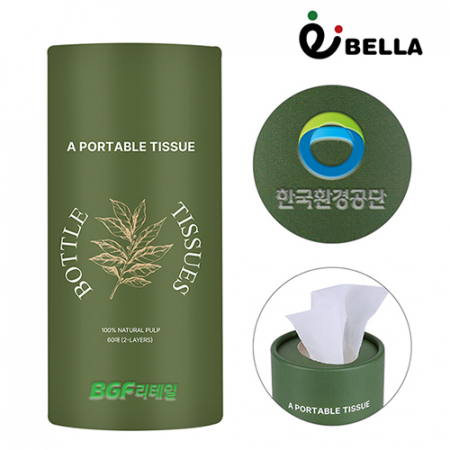 [디지웰] 그리너리 원통형 휴대용 슬림 티슈 #3