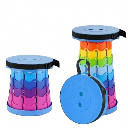 대영 놀이동산 아코디언 자바라 크로스스트랩 휴대용 높이조절 스툴 폴딩의자 #2