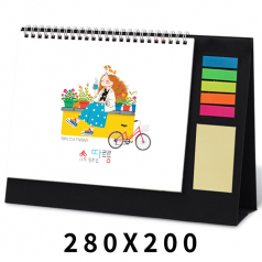 [탁상달력]점착메모지 너의청춘을따르릉 캘린더 카렌다