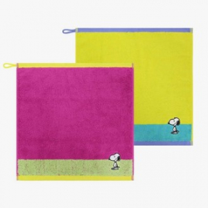 [송월타올] 스누피 컬러36 주방타올 55g 면 고리수건 30수 핸드타월