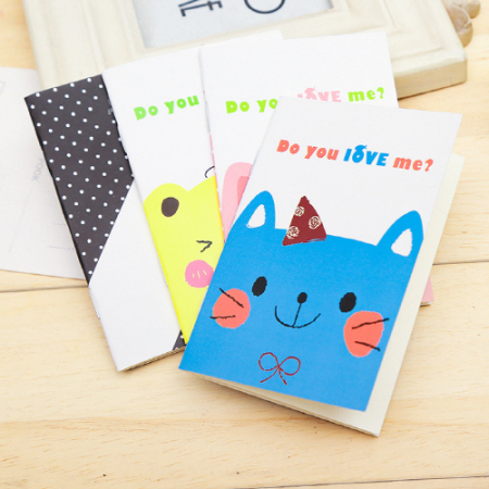 동물 미니 수첩  캐릭터 고양이 수첩 #2