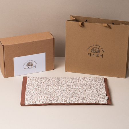[따스로미] 시그니처 브라운 현미 복부 찜질팩 핫팩 #6