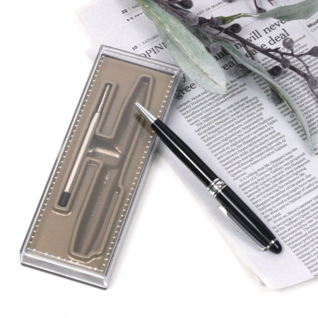 고급 클립 금속 볼펜 리필심 케이스 세트 #2