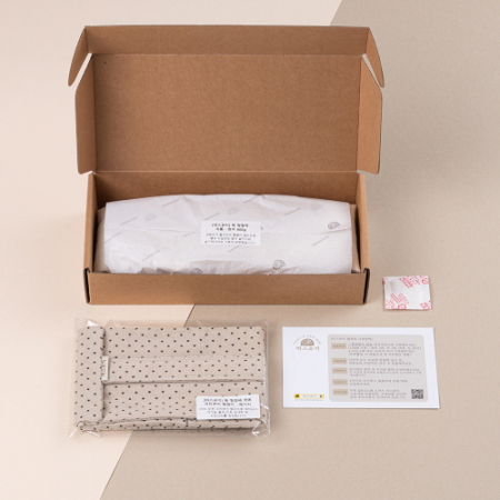 따스로미 코듀로이 땡땡이 현미 목 어깨 찜질팩 핫팩 #5