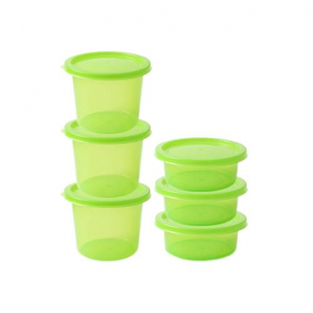 꼬망뜨 그린앤그린 향균 밀폐용기 6P #3