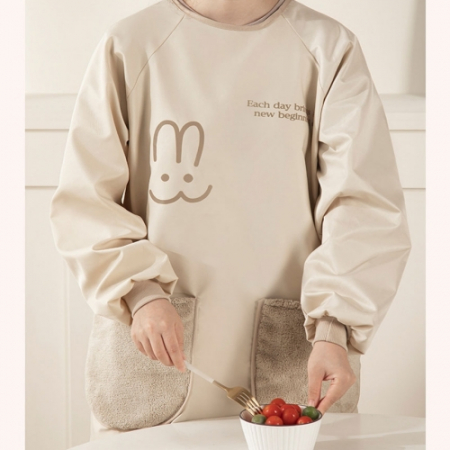 Y리빙 풀커버 레터링 원피스 앞치마 #2