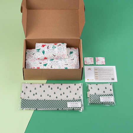 따스로미 크리스마스 에디션 현미 복부+눈 찜질팩 2종세트 #4