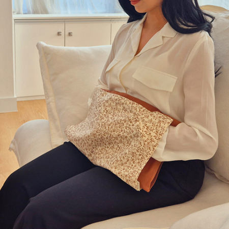 따스로미 시그니처 브라운 현미 복부+눈 찜질팩+파우치 3종세트 #8