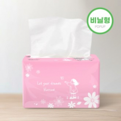 누리케어 뽑아쓰는 팝업 미용티슈 미니 230매