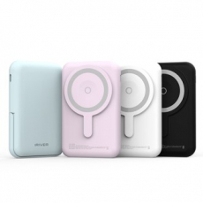 아이리버 고속 무선 충전 거치형 맥세이프 보조배터리 10000mAh IMS-H100