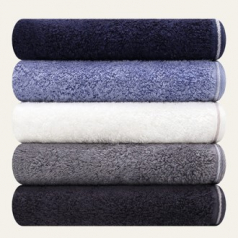 [송월타올] 솔리드 혼방사 블루밍 무지40 수건